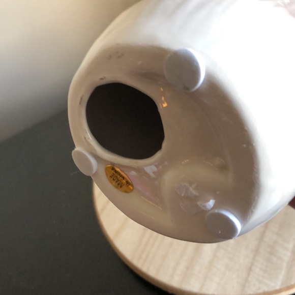 Green White Ceramic Flower Accent Decor - Picture 8 of 8